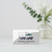 Berufliche Transportkastenfirma Visitenkarte (Stehend Vorderseite)