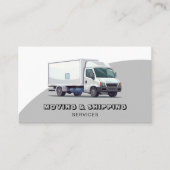 Berufliche Transportkastenfirma Visitenkarte (Vorderseite)