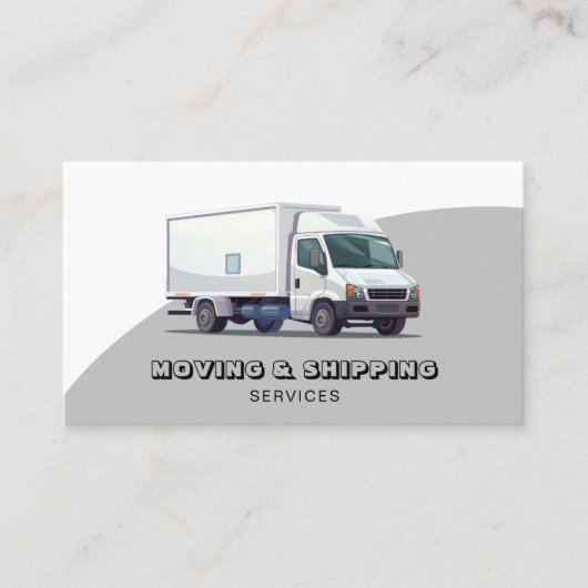 Berufliche Transportkastenfirma Visitenkarte (Vorderseite)