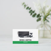 Berufliche Transportkastenfirma Visitenkarte (Stehend Vorderseite)