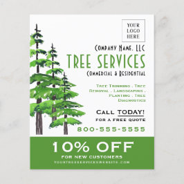 Berufliche Tree-Services für Ihre Logos Flyer