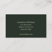 Berufliche Treppenbearbeitungskarte Visitenkarte (Rückseite)