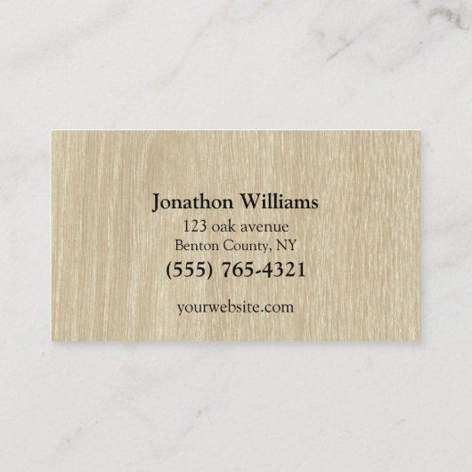 Berufliche Treppenbearbeitungskarte Visitenkarte (Rückseite)