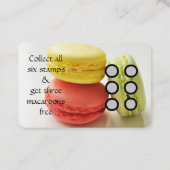 Berufliche Treuekarten - Macaroon Design Treuekarte (Rückseite)