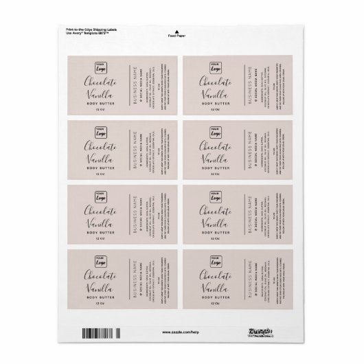 Berufliche Typografie - Ihr Logo (Vorne)