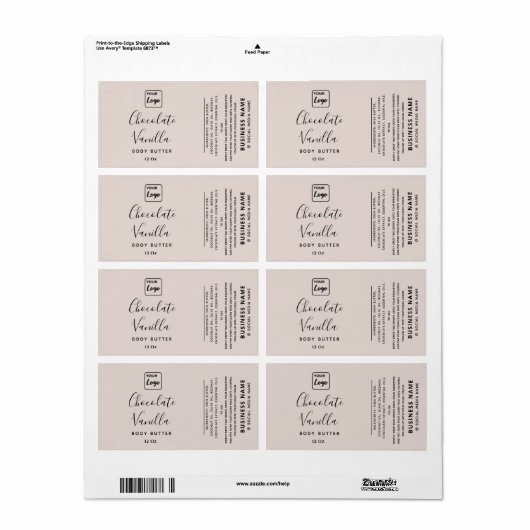 Berufliche Typografie - Ihr Logo (Vorne)