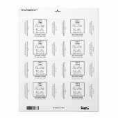 Berufliche Typografie Schwarz-weißes Logo-Produkt (Vorne)