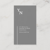 Berufliche Typografie-vertikale Geschäfts-Karte Visitenkarte (Vorderseite)