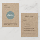 Berufliche unbedeutende Art Visitenkarte (Vorne/Hinten)