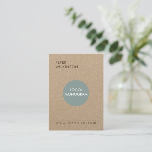 Berufliche unbedeutende Art Visitenkarte (Stehend Vorderseite)