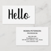 Berufliche unbedeutende mutige visitenkarte (Vorne/Hinten)