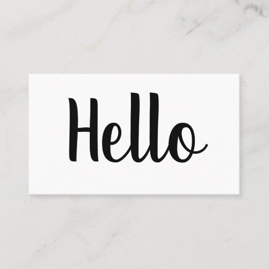 Berufliche unbedeutende mutige visitenkarte (Vorderseite)