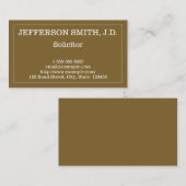 Berufliche und einfache Anwaltskarte Visitenkarte (Vorne/Hinten)