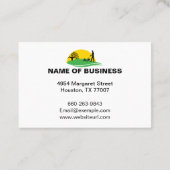 Berufliche und entspannende Rasenpflege Visitenkarte (Rückseite)