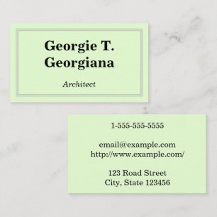 Berufliche und klassische visitenkarte