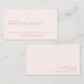 Berufliche und minimale Terminkarte Visitenkarte (Vorne/Hinten)