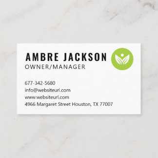 Berufliche und Öko-freundliche Lösungen für die Pf Visitenkarte