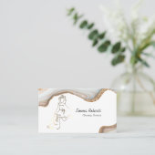 Berufliche und zuverlässige Reinigungsdienste Visitenkarte (Stehend Vorderseite)