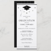 Berufliche Uni-Abschluss-Mitteilung Einladung (Vorne/Hinten)