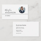 Berufliche UNISEX (FOTO INSERT) - Visitenkarte (Vorne/Hinten)