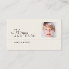 Berufliche UNISEX (FOTO & LOGO INSERT) - Visitenkarte