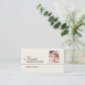 Berufliche UNISEX (FOTO) - Visitenkarte (Stehend Vorderseite)