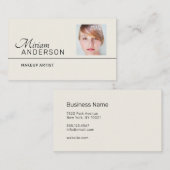 Berufliche UNISEX (FOTO) - Visitenkarte (Vorne/Hinten)