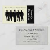 Berufliche Unternehmensberater Visitenkarte (Vorne/Hinten)