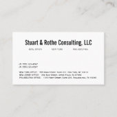 Berufliche Unternehmensberatungsgruppe Visitenkarte (Vorderseite)