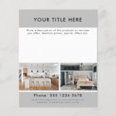 Berufliche Unternehmensförderung 2 Foto & Text Flyer (Vorne)