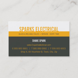 BERUFLICHE UNTERNEHMENSKARTE: Fettdruck (Block 2) Visitenkarte