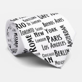 Berufliche Unternehmenspresse Schwarzweiß Krawatte (Gerollt)