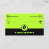 Berufliche Unternehmerkarte Treuekarte (Rückseite)