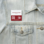 Berufliche Veranstaltung - QR-Code Logo-Unternehme Namensschild (Beispiel)