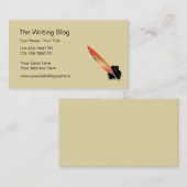 Berufliche Verfasser-Geschäfts-Karten Visitenkarte (Vorne/Hinten)