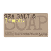 Berufliche Verpackung von Zitronensalzen (Vorne)