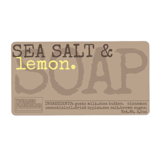 Berufliche Verpackung von Zitronensalzen (Vorne)