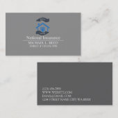 Berufliche Versicherungsagentur, Agent Business Ca Visitenkarte (Vorne/Hinten)