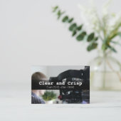 Berufliche Videoproduktionsfirmen Visitenkarte (Stehend Vorderseite)