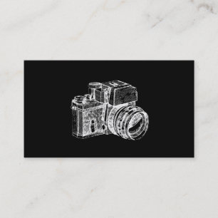 Berufliche Vintage Fotografie-Geschäfts-Karte Visitenkarte