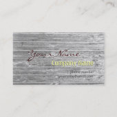 Berufliche Vintage moderne Holzkarten Visitenkarte (Vorderseite)