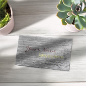 Berufliche Vintage moderne Holzkarten Visitenkarte