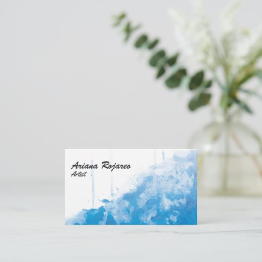 Berufliche Visitenkarte (Stehend Vorderseite)