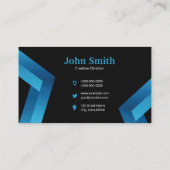 Berufliche Visitenkarte (Rückseite)