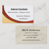 Berufliche Visitenkarte (Vorne/Hinten)