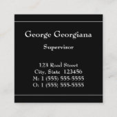 Berufliche Visitenkarte (Vorderseite)