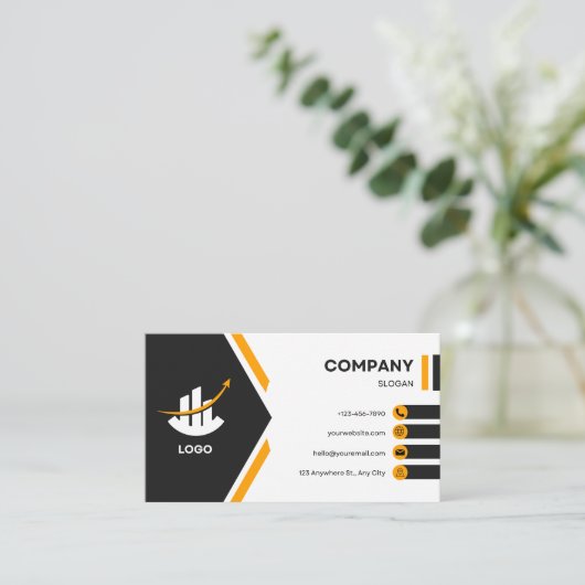 Berufliche Visitenkarte (Stehend Vorderseite)