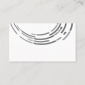 Berufliche Visitenkarte (Rückseite)