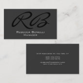 Berufliche Visitenkarte (Vorne/Hinten)