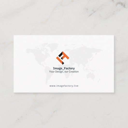 berufliche Visitenkarte (Rückseite)